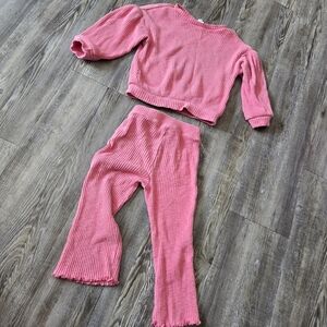 Cozy Pink Kids Pajama Set